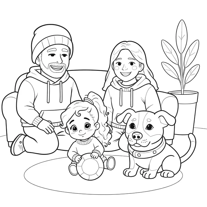 Quadrinho 3 da história, para colorir
