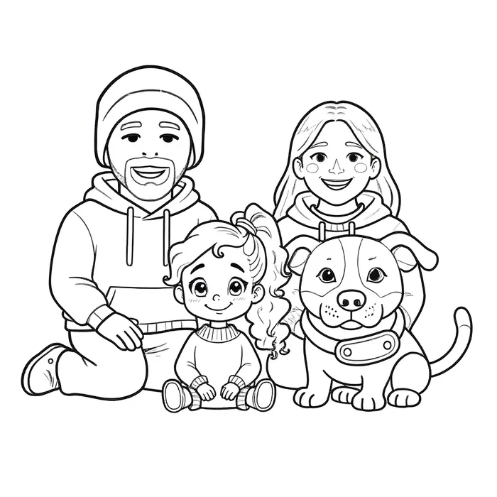 Quadrinho 8 da história, para colorir